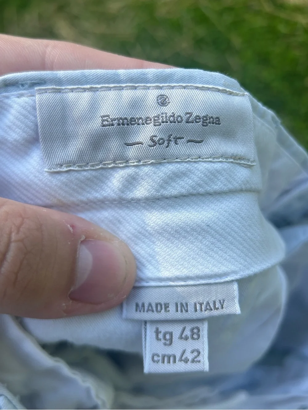 Ermenegildo Zegna Soft white pants size 30’